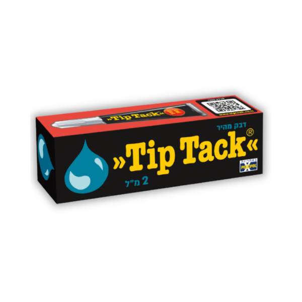 Tip Tack דבק מהיר 2 מ"ל - אריזה
