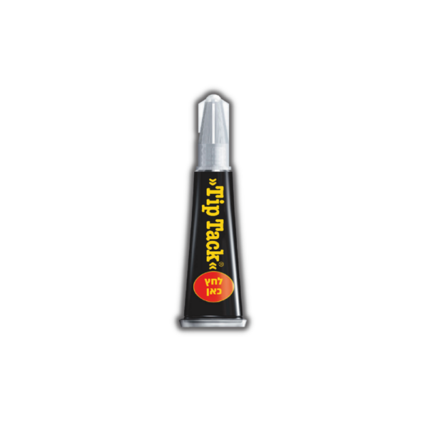 tip-tack-2ml-tube Tip Tack דבק מהיר 2 מ"ל - שפופרת